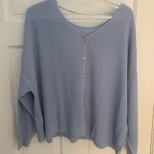Pull and Bear Blue Cardigan